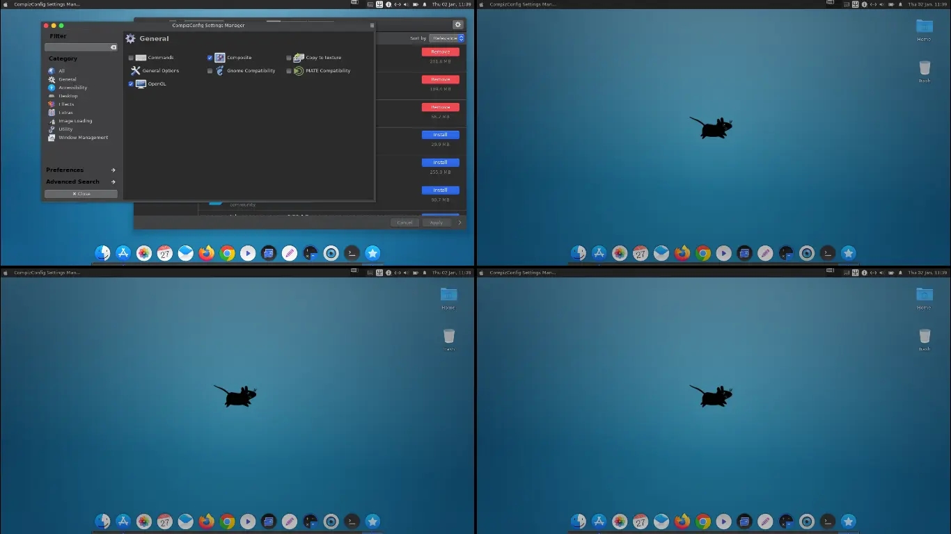 玩转Ubuntu 3D桌面特效，轻松设置特效效果！