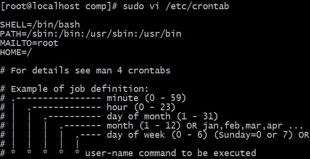 Linux crontab定时任务详解