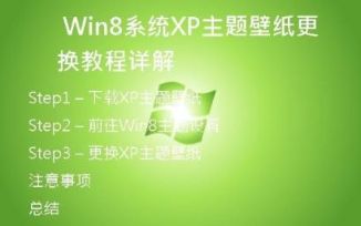   Win8系统XP主题壁纸更换教程详解