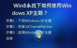 Win8系统下如何使用Windows XP主题？