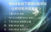  Win8系统下载到U盘安装，让你轻松升级系统！