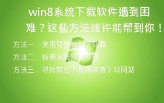win8系统下载软件遇到困难？这些方法或许能帮到你！