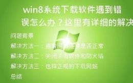 Win8系统下载软件遇到错误怎么办？这里有详细的解决方法！