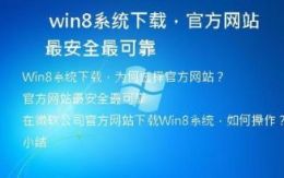 Win8系统下载，官方网站最安全最可靠
