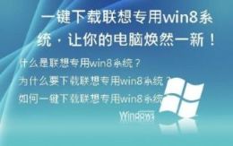  一键下载联想专用win8系统，让你的电脑焕然一新！