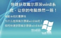  快速获取戴尔原装win8系统，让你的电脑焕然一新！